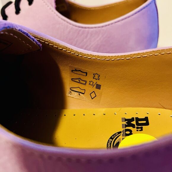 Dr Martens 1461 Iced II Buttersoft WP Lilac Oxford M 9 W 10 Nubuck Leather Soft - Picture 9 of 9